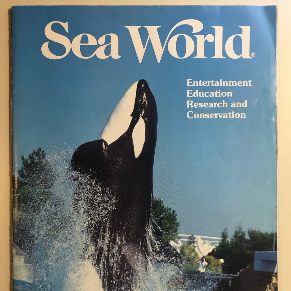 Vintage Sea World Magazine